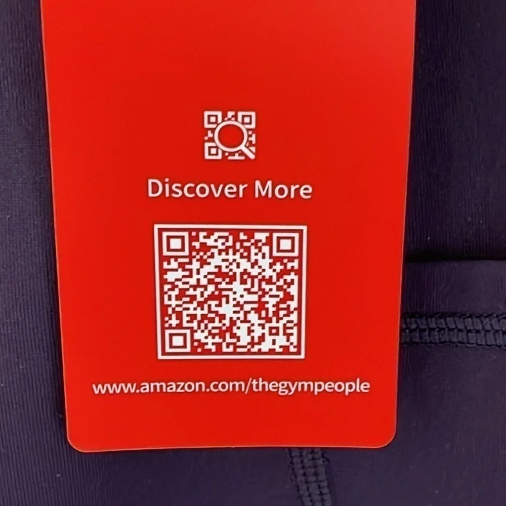 NWT The Gym People Purple Compression Shorts Sz. XL - Picture 9 of 11